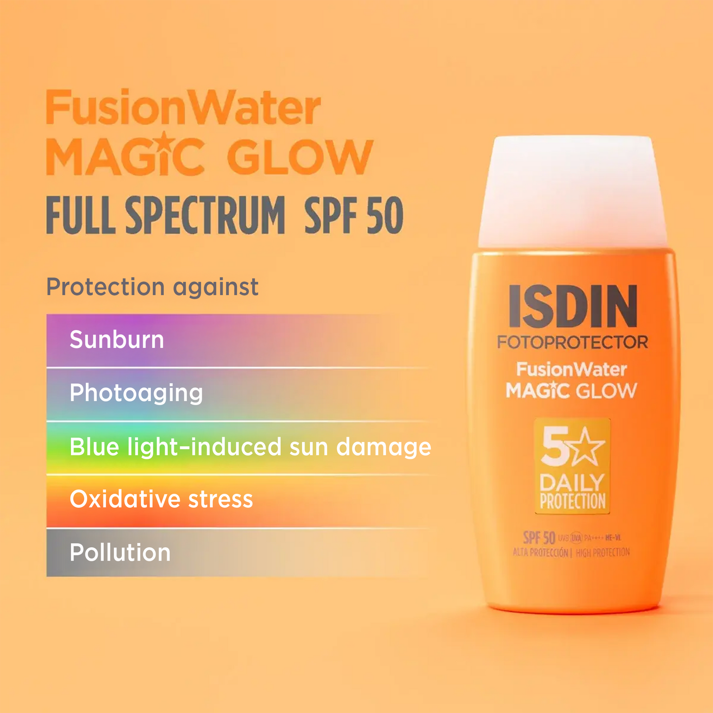 ISDIN Fotoprotector Fusion Water Magic Glow SPF50 50 ml